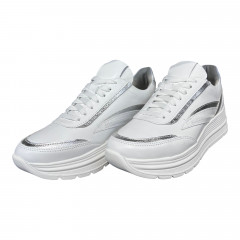 Кроссовки Женские кожаные VLADEKS 1214 4 белый