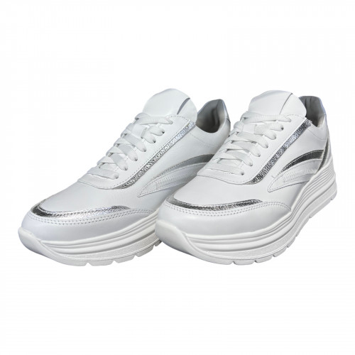 Кроссовки Женские кожаные VLADEKS 1214 4 белый