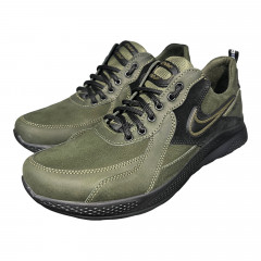 Кроссовки Мужские кожаные EGOIST 278 5 хаки