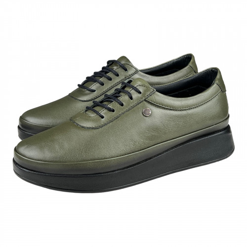 Кроссовки Женские кожаные VIOLETA 1132 8 haki