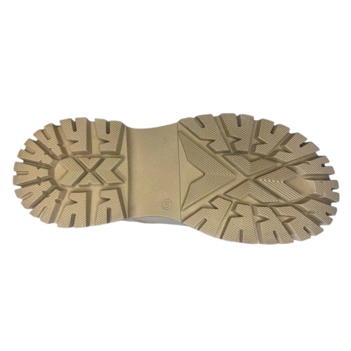 Черевики-берци жіночі шкіряні ANDALINI 2163 візон  хутро 