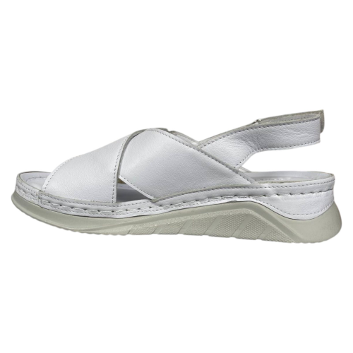 Босоножки женские кожаные 403/36 SCORPION белые