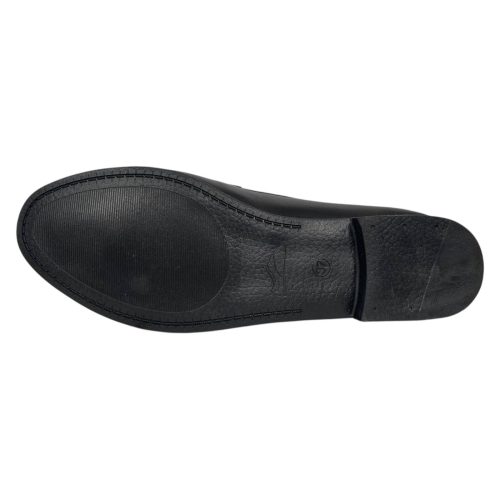 Лоферы женские кожаные ATO 04515 01 черные