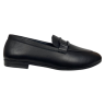 Лоферы женские кожаные ATO 04515 01 черные