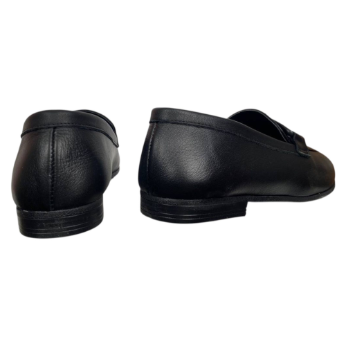 Лоферы женские кожаные ATO 04515 01 черные