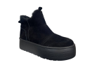 Черевики жіночі замшеві VLADEKS 1502 чорні хутро