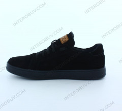 Кеды Женские кожаные VERSAL К 1010 черный замш