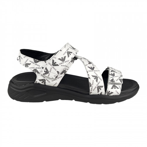 Босоніжки Жіночі шкіряні MADAM 11037 Armani білий