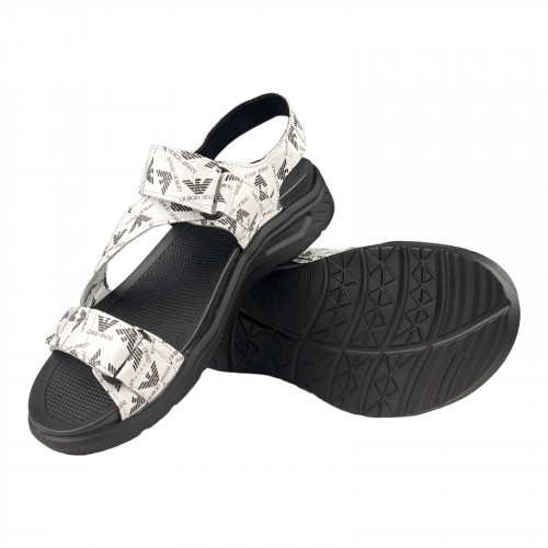 Босоніжки Жіночі шкіряні MADAM 11037 Armani білий