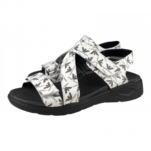 Босоніжки Жіночі шкіряні MADAM 11037 Armani білий