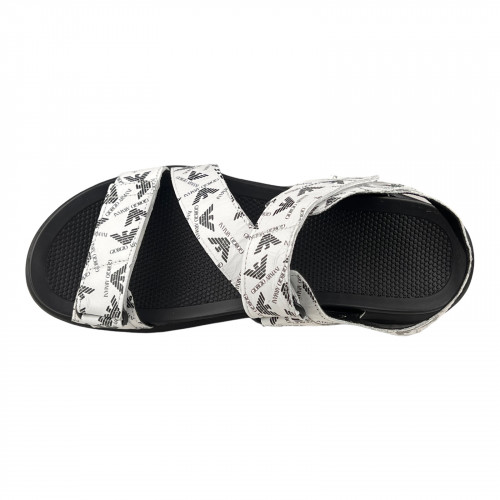 Босоніжки Жіночі шкіряні MADAM 11037 Armani білий