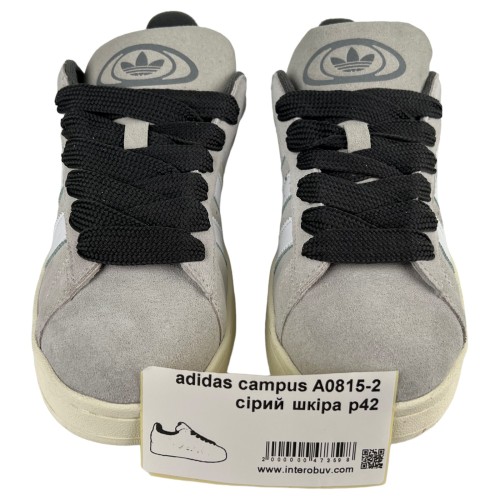 Кросівки Чоловічі замшеві аdidas campus A0815-2 сірий
