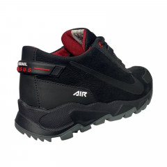 Кроссовки мужские кожаные EGOIST 357 1 черный мех