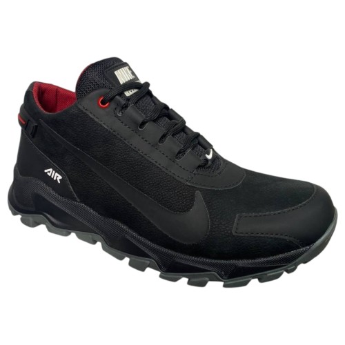 Кроссовки мужские кожаные EGOIST 357 1 черный мех