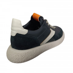 Кроссовки женские кожаные GORNELIA 249/1 черные молочные