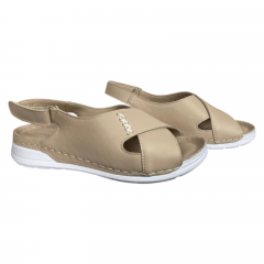 Босоножки женские кожаные SCORPION 403 бежевые
