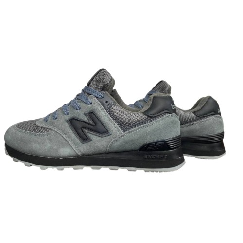Кроссовки мужские New Balance 574 classik (A573-4)темно-серый черный
