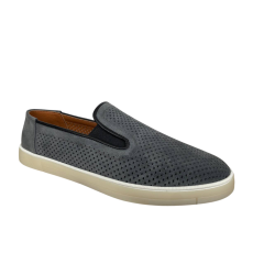 Лофери чоловічі замшеві DENAR M-1 # сірий перфорація