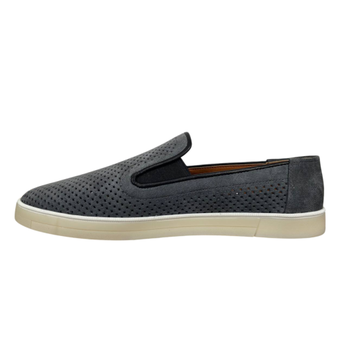 Лофери чоловічі замшеві DENAR M-1 # сірий перфорація