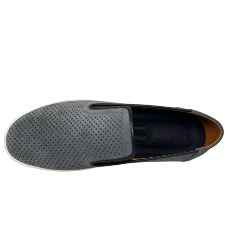 Лофери чоловічі замшеві DENAR M-1 # сірий перфорація