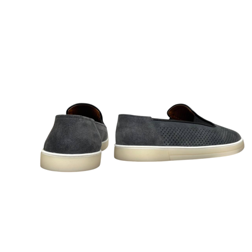 Лофери чоловічі замшеві DENAR M-1 # сірий перфорація