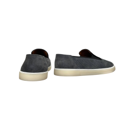 Лофери чоловічі замшеві DENAR M-1 # сірий перфорація