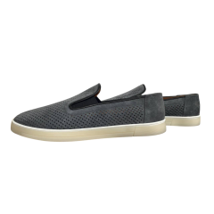 Лофери чоловічі замшеві DENAR M-1 # сірий перфорація