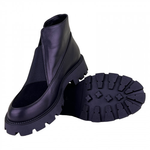 Ботинки Женские кожаные ILONA 415/940 черный