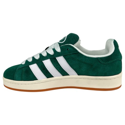 Кросівки Чоловічі замшеві аdidas campus A0815-10 зелений шкіра