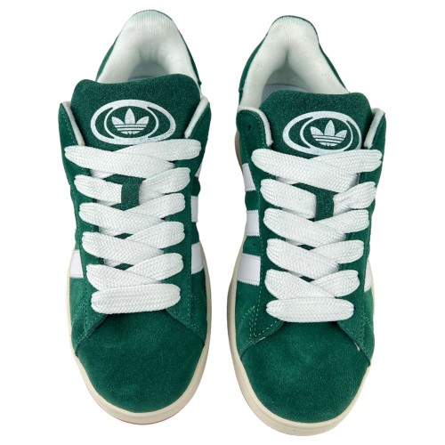 Кросівки Чоловічі замшеві аdidas campus A0815-10 зелений шкіра