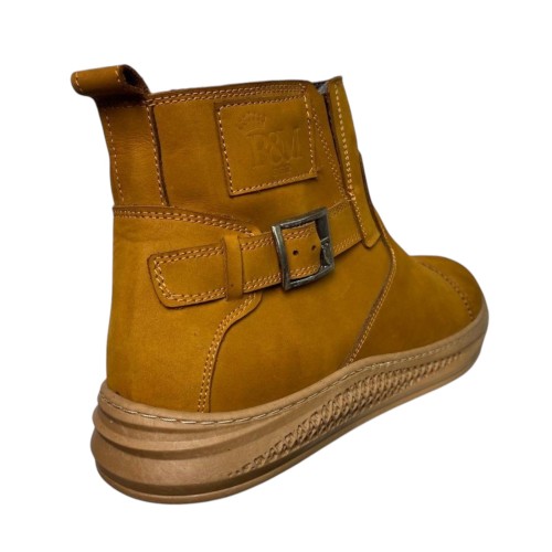 Черевики чоловічі шкіряні DUGATI 3 Timberlend kurklu жовті