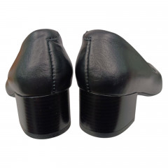 Туфли женские кожаные каблук SE NAT 40 164 черные