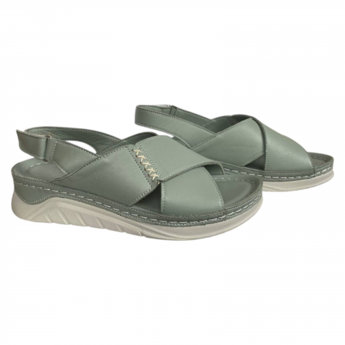 Босоножки женские кожаные SCORPION 403 хаки