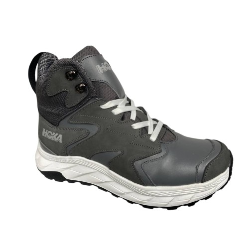 Черевики чоловічі шкіряні DENAR H2 46 сірі гортекс термо