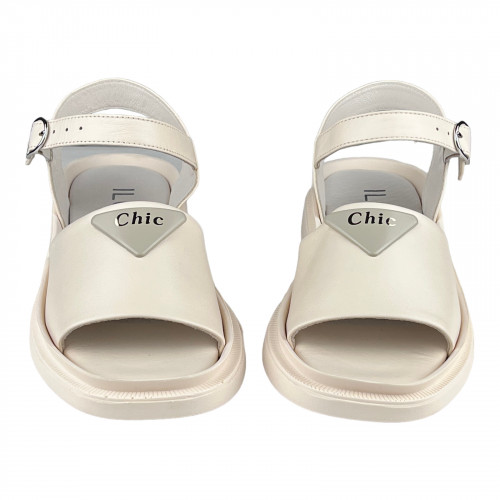 Босоножки Женские кожаные ILONA 194/219 бежевые