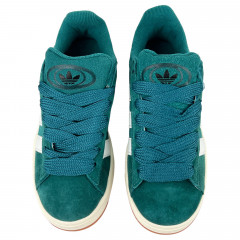 Кроссовки Женские кожаные аdidas campus AC308W зеленая кожа