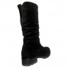 Чоботи жіночі замшеві BLESSO 203 чорний хутро