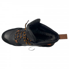 Кроссовки мужские кожаные DENAR TR-Б черный мех