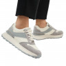 Кросівки жіночі шкіряні LONZA 199322 молочні сірі 