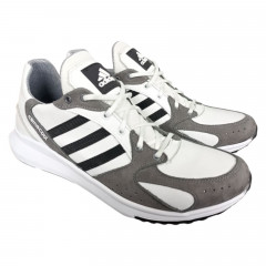 Кроссовки мужские кожаные ICEFIELD A10 бело серые 