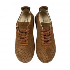 Кроссовки женские замшевые VLADEKS 1065-28 29 коричневые