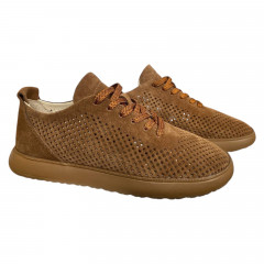 Кроссовки женские замшевые VLADEKS 1065-28 29 коричневые