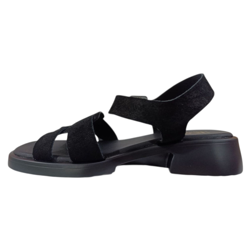 Босоніжкі жіночі замшеві KDSL H014--13 чорні