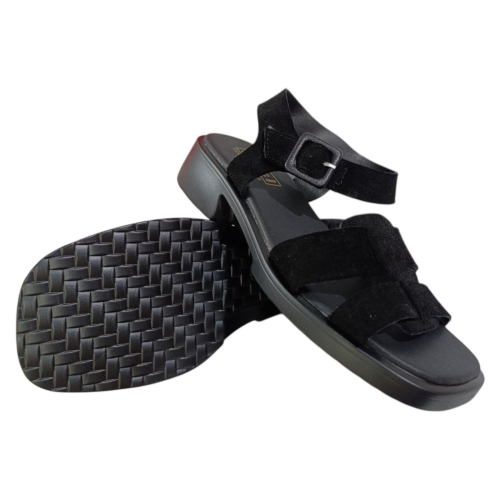 Босоніжкі жіночі замшеві KDSL H014--13 чорні