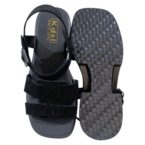 Босоніжкі жіночі замшеві KDSL H014--13 чорні