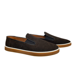 Лофери чоловічі замшеві DENAR M-1 # шоколад перфорація