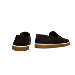 Лофери чоловічі замшеві DENAR M-1 # шоколад перфорація