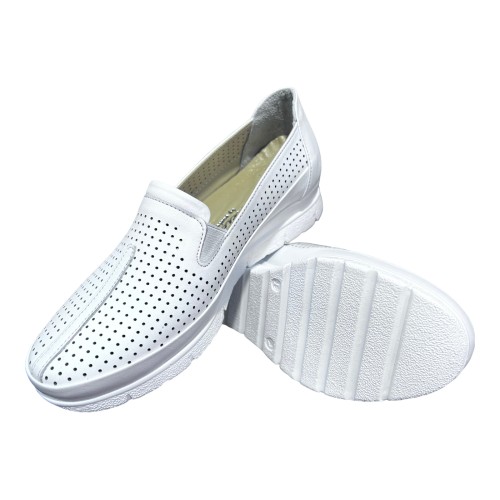 Туфли женские кожаные VIOLETA 1001 05 белый