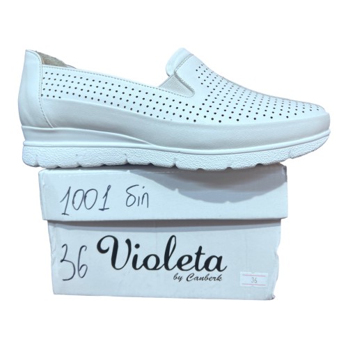 Туфли женские кожаные VIOLETA 1001 05 белый