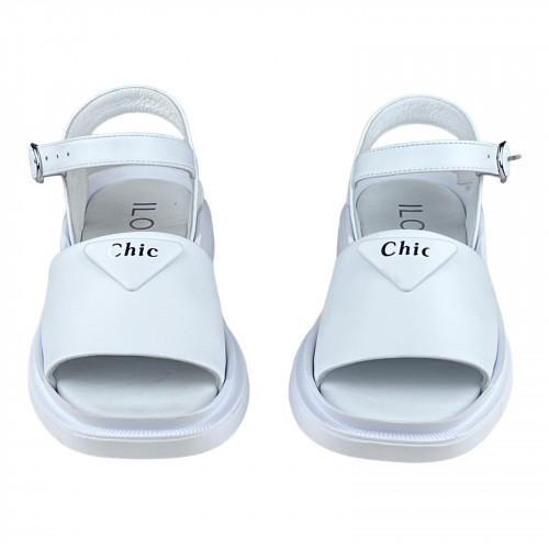 Босоніжки Жіночі шкіряні ILONA 194/219 05 білий